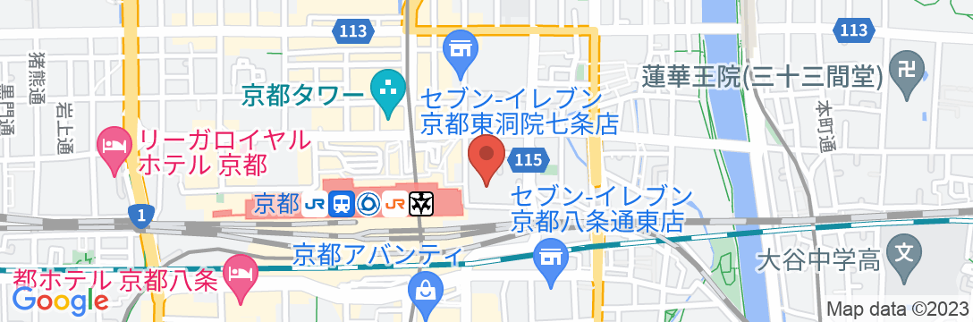 ザ・サウザンド京都の地図