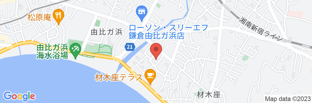 KIYAZA鎌倉RESORTの地図