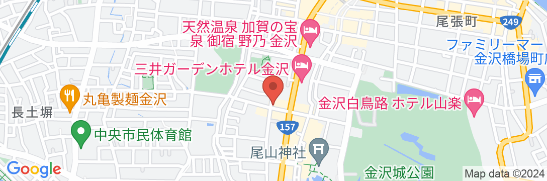 ホテルインターゲート金沢の地図