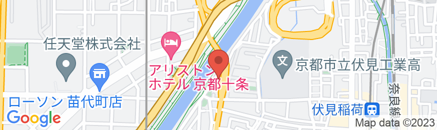 Guest suites 福菊の地図