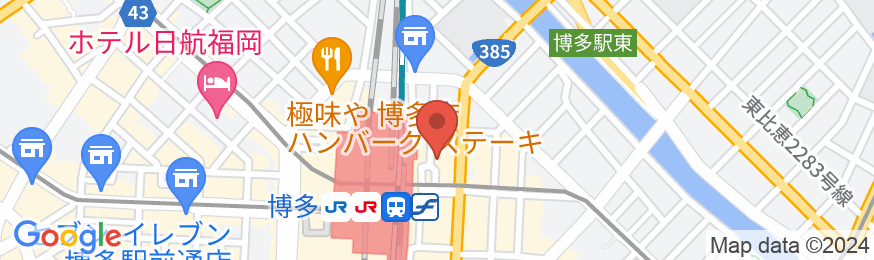 オリエンタルホテル福岡 博多ステーションの地図