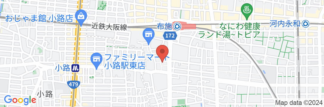 SEKAI HOTEL布施の地図