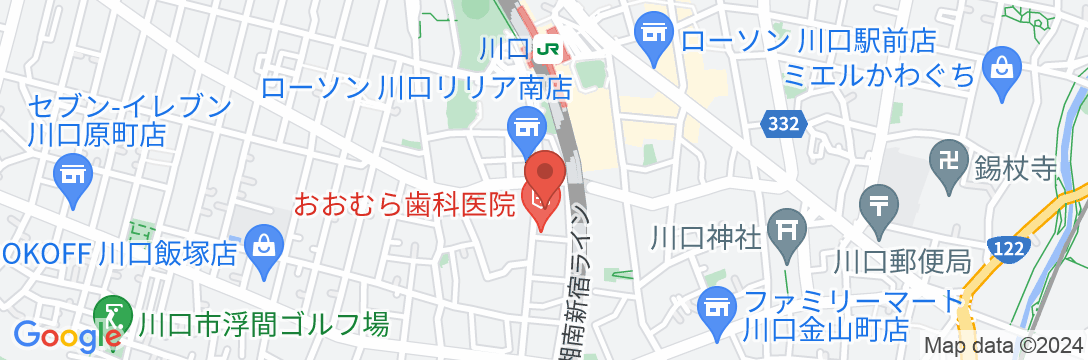 東横INN川口駅前の地図