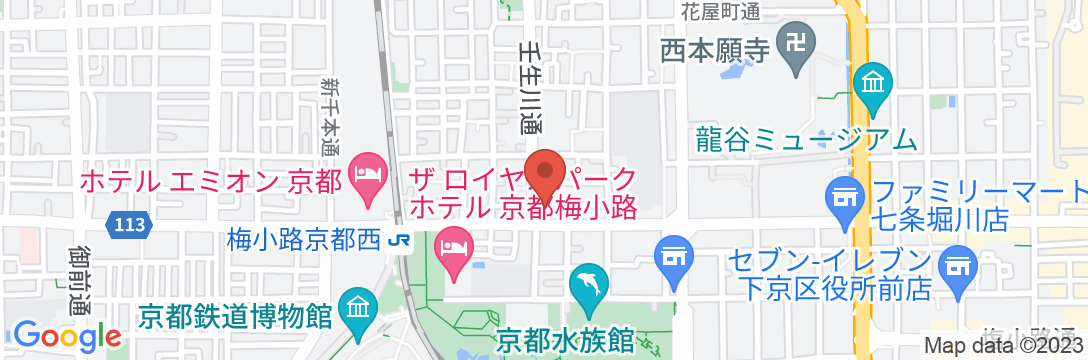 壬生宿 MIBU‐JUKU 七条梅小路の地図