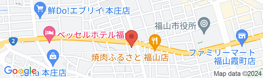 Alphabed福山西桜町の地図