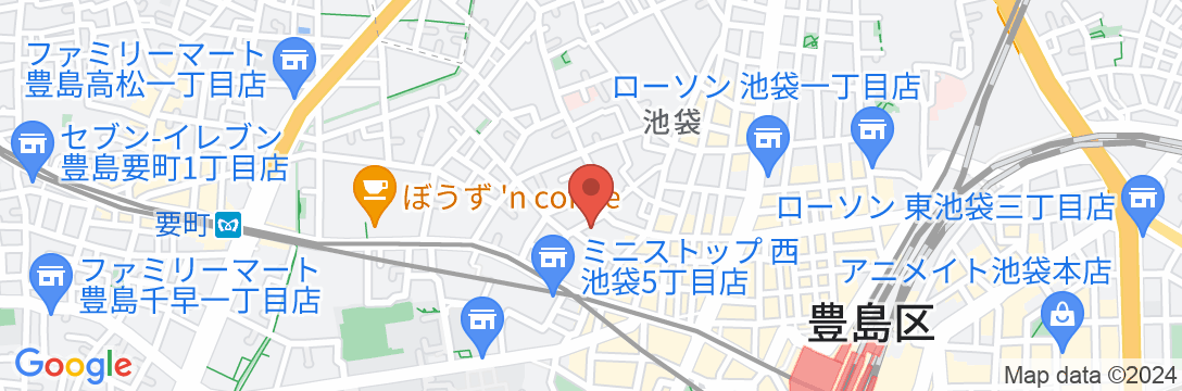 Yasuragi-IKEBUKURO【Vacation STAY提供】の地図