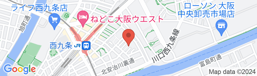 桜川・西九条/民泊【Vacation STAY提供】の地図