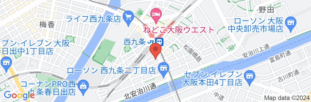 西九条本陣荘/民泊【Vacation STAY提供】の地図