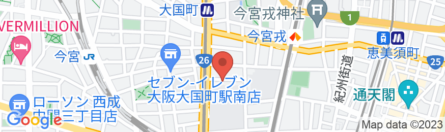 新今宮 徒歩5分/民泊【Vacation STAY提供】の地図
