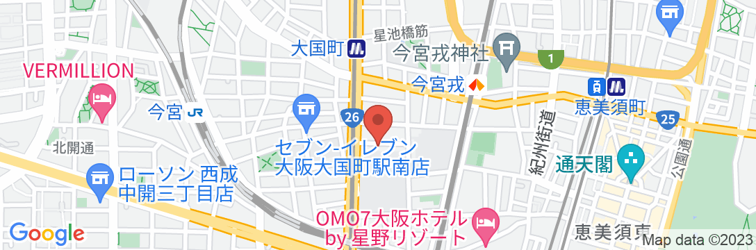 新今宮 徒歩5分/民泊【Vacation STAY提供】の地図