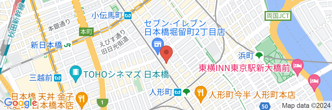 intheHood Nihonbashi【Vacation STAY提供】の地図