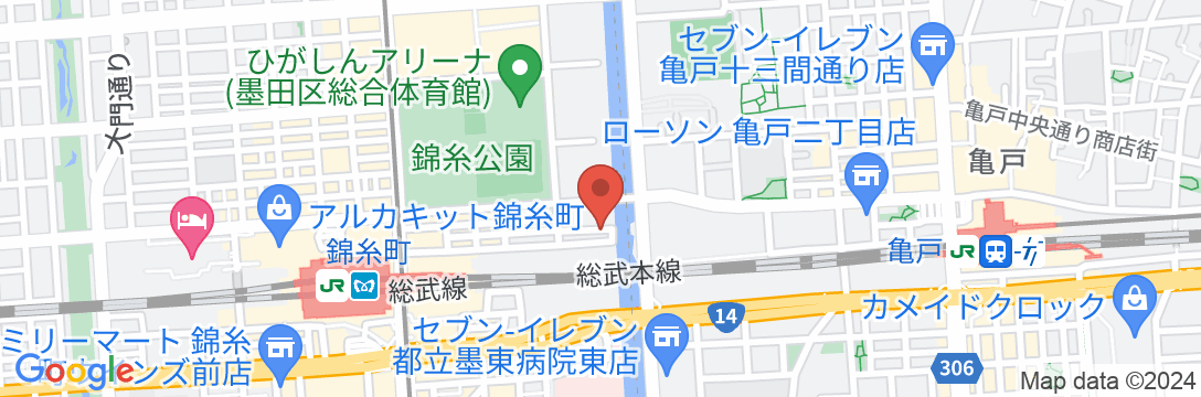 マーベラス錦糸町【Vacation STAY提供】の地図