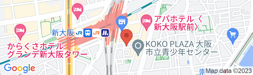 オーステイ新大阪駅前ホテルアパートメント/民泊【Vacation STAY提供】の地図