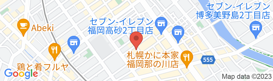 Rakuten STAY 福岡薬院の地図