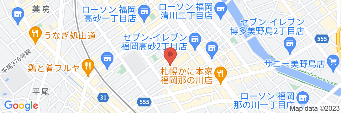 Rakuten STAY 福岡薬院の地図