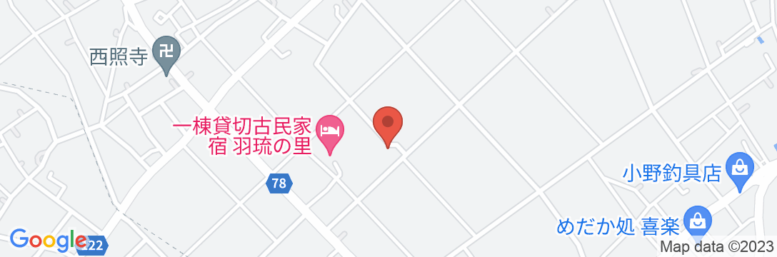 羽琉の里/民泊【Vacation STAY提供】の地図