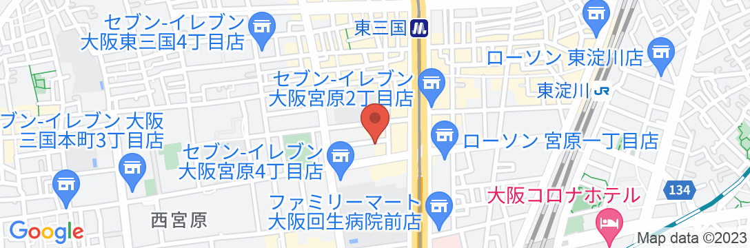 9GOLD HOUSE 新大阪305/民泊【Vacation STAY提供】の地図