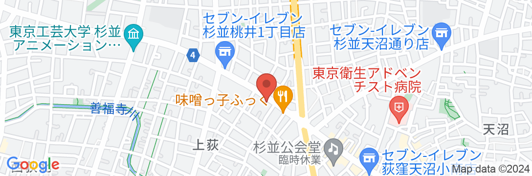 ホテル エルミタージュ荻窪【Vacation STAY提供】の地図