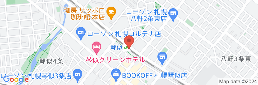 コローレ琴似/民泊【Vacation STAY提供】の地図