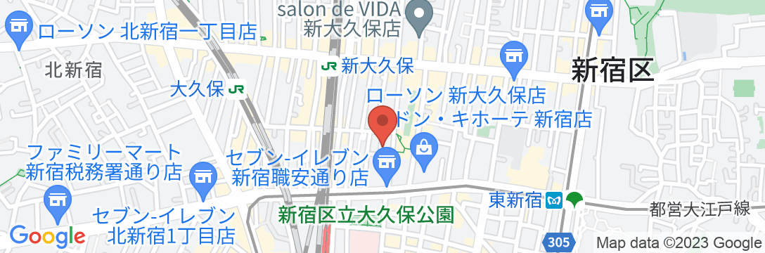 R2.東京新宿中心地.広々とした和風モダン部屋/民泊【Vacation STAY提供】の地図