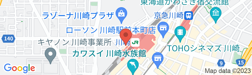 JR東日本ホテルメッツ川崎の地図