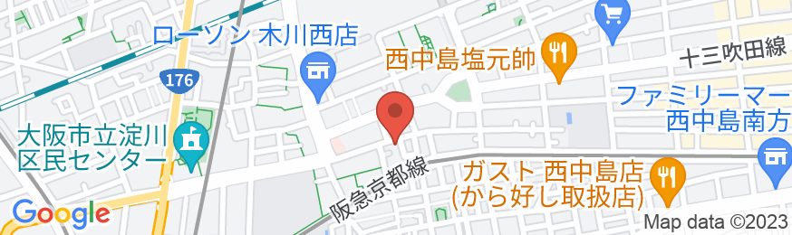 ユニオン新大阪 A2/民泊【Vacation STAY提供】の地図