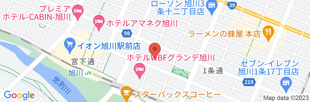 MORIHICO Jstyle ASAHIKAWA【Vacation STAY提供】の地図
