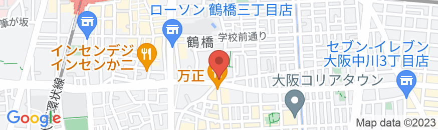 レント鶴橋/民泊【Vacation STAY提供】の地図