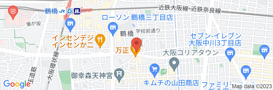 レント鶴橋/民泊【Vacation STAY提供】の地図