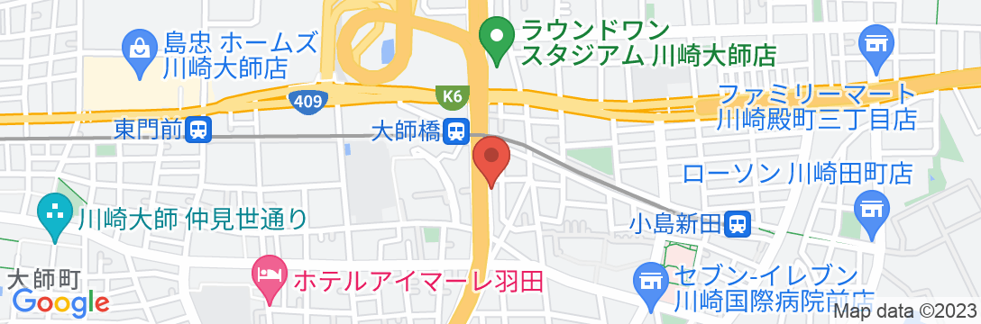 川崎大師橋203/民泊【Vacation STAY提供】の地図