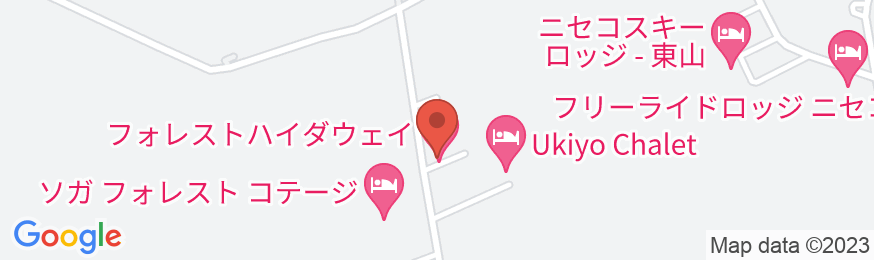 Beautiful Forest Hideaway, Niseko【Vacation STAY提供】の地図
