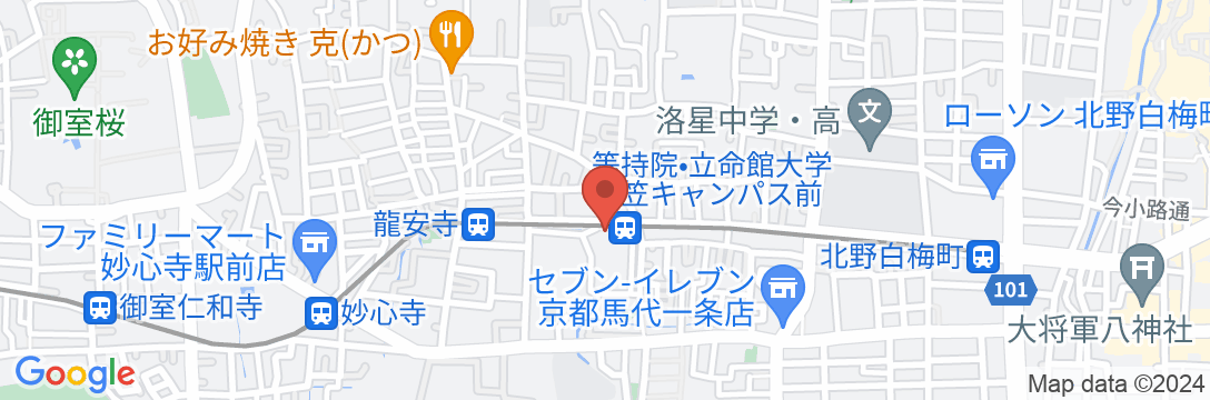 京町家ゲストハウス K-style等持院/民泊【Vacation STAY提供】の地図