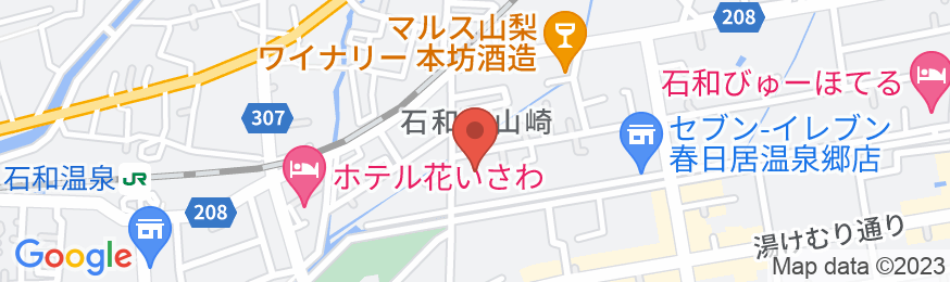 貸切温泉風呂付 ゲストハウス璃洛(りらく)【Vacation STAY提供】の地図