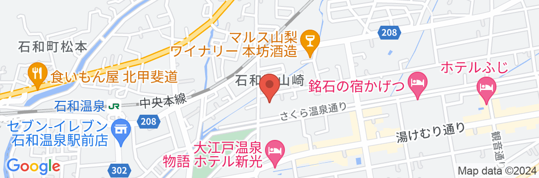 貸切温泉風呂付 ゲストハウス璃洛(りらく)【Vacation STAY提供】の地図