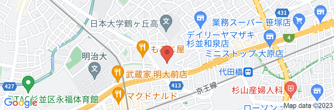ノゾミオプレミア明大前/民泊【Vacation STAY提供】の地図