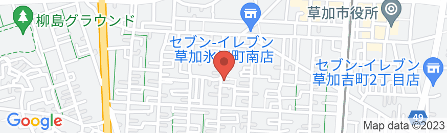 草加市氷川町ゲストハウス/民泊【Vacation STAY提供】の地図
