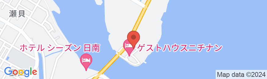 ゲストハウスニチナン【Vacation STAY提供】の地図