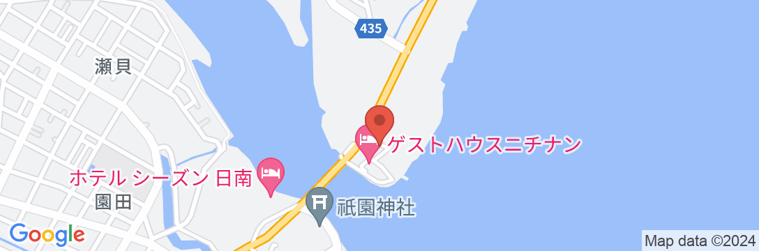 ゲストハウスニチナン【Vacation STAY提供】の地図
