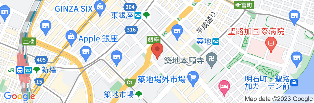 サマセット銀座イースト東京/民泊【Vacation STAY提供】の地図
