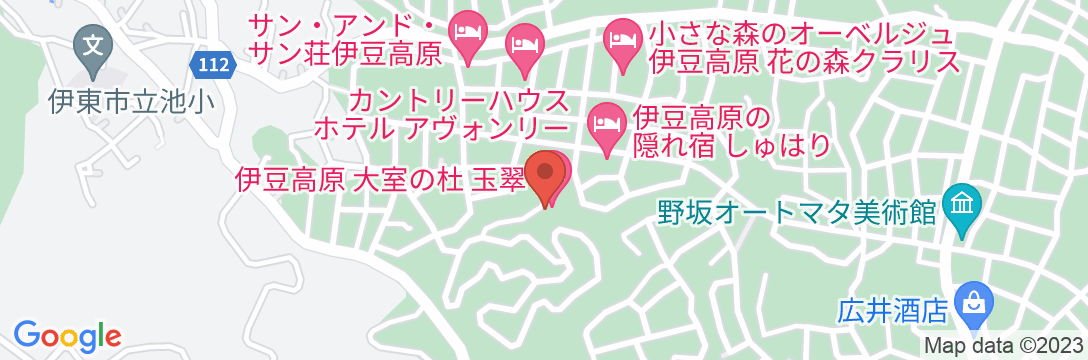 大室の杜 玉翠(おおむろのもり ぎょくすい)の地図