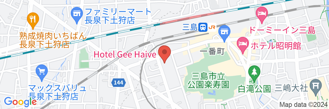 Hotel Gee Haive(ホテル ジー ハイブ)の地図