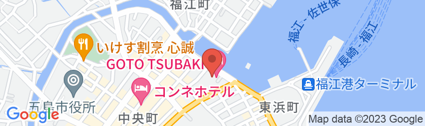 GOTO TSUBAKI HOTEL<五島・福江島>の地図
