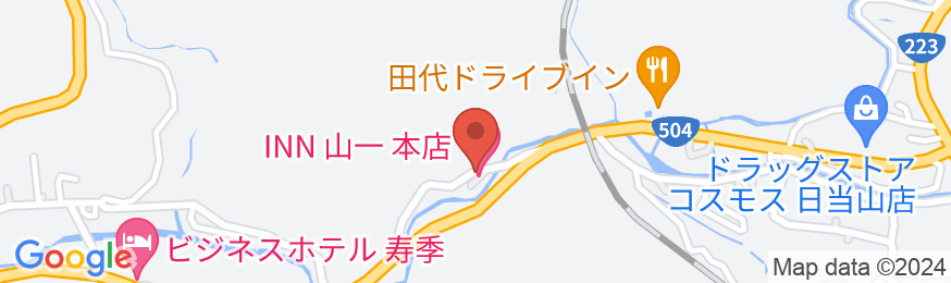 INN 山一 本店の地図
