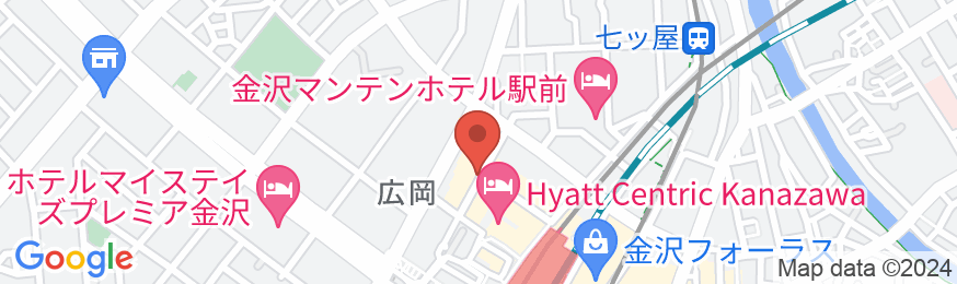 ホテルトレンド金沢駅前の地図