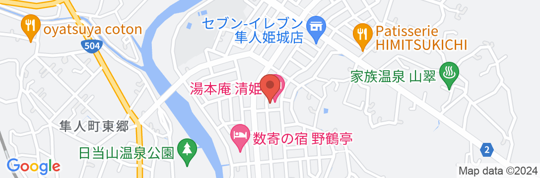 全室露天風呂付 onsen garden 湯本庵 清姫の地図