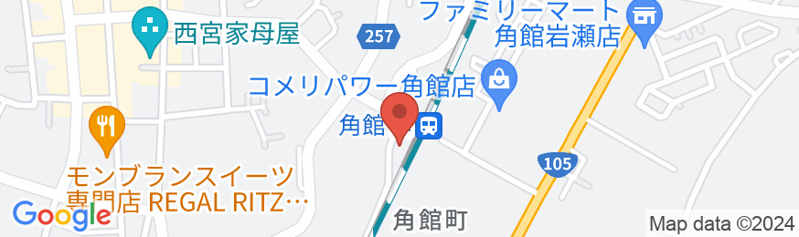 ホテルフォルクローロ角館<JR東日本ホテルズ>の地図