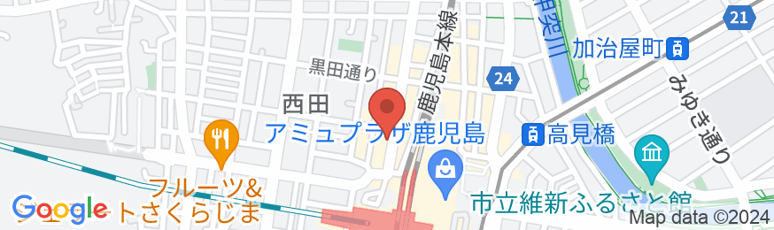 ネム〜ル 鹿児島中央駅の地図