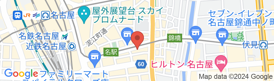 コンパスホテル名古屋の地図