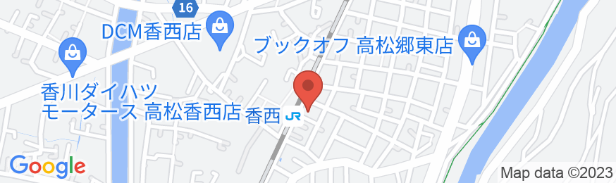 Alphabed高松香西駅前の地図