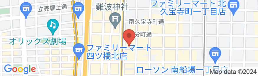 DEL style 大阪心斎橋(旧ダイワロイネットホテル大阪心斎橋)の地図